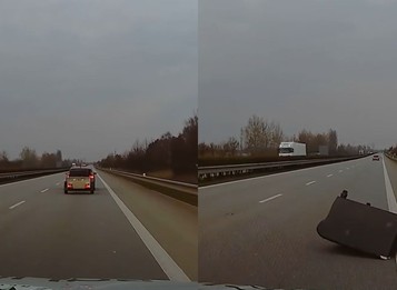 Policajti neverili vlastným očiam: Rútila sa na nich sedačka, nezodpovedný majiteľ dostal pokutu