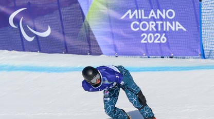 KRUPA siedmy v parasnowboardcrosse