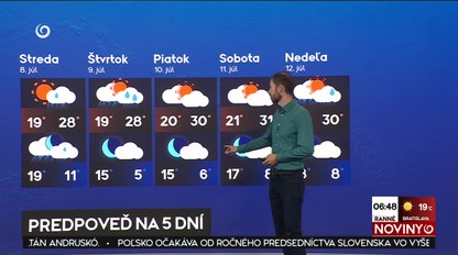 Počasie s Danielom CIBULOM
