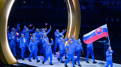 Slovenských olympionikov viedol na štadión Tomáš TATAR