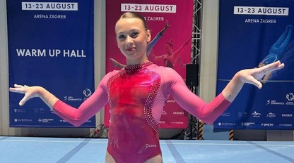 Gymnastka PILIAROVÁ dvakrát štvrtá na Majstrovstvách Európy