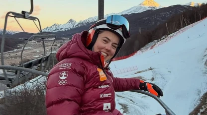 Vysmiata VLHOVÁ ladí formu na snehu v Argentíne