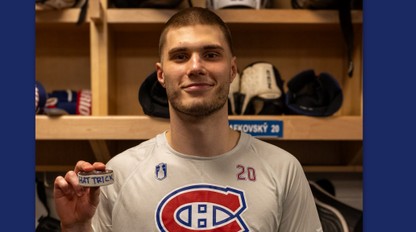 SLAFKOVSKÝ spasil Montreal, strelil HATTRICK