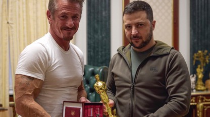 Hviezdny herec prišiel opäť za Zelenským, dal mu svojho Oscara! Má ale podmienku!