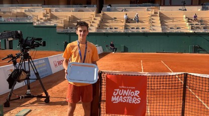 Strieborný Max Lörinčík medzi európskou tenisovou elitou