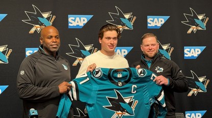 CELEBRINI najmladším kapitánom v histórii San Jose Sharks