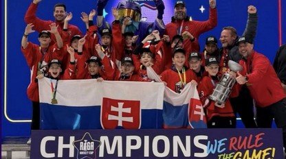 Výsledok, ktorý ide do sveta. Malí slovenskí hokejisti získalo ZLATO
