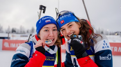 Slovenské biatlonistky zažiarili na Majstrovstvách Európy