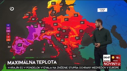 Počasie s Danielom CIBULOM