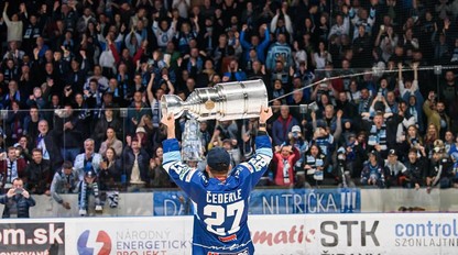 ČEDERLE získal titul ako najužitočnejší hráč play-off. S Nitrou sa lúči
