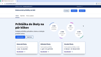 Rodičia a školy hlásia rozsiahle chyby v systéme e-prihlášok. Skontrolujte si údaje do polnoci
