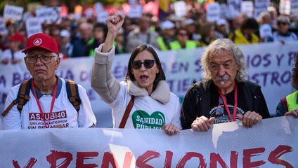 V Madride protestovali tisíce ľudí za ochranu dôchodkov, obávajú sa privatizácie systému