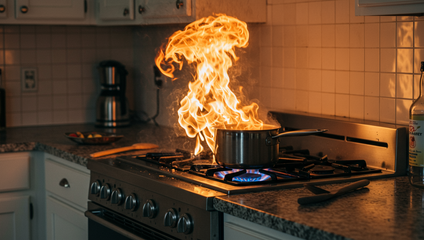 Oheň pod lupou: Stačí minúta nepozornosti. Čo robiť, keď olej vzbĺkne?