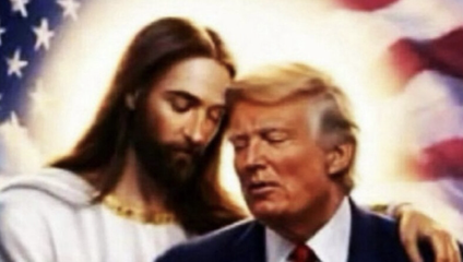 Trump zverejnil ďalší obrázok s Ježišom. Boh vraj možno "hrá s Trumpovými kartami"