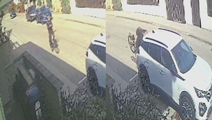 Nezodpovedný cyklista za jazdy používal mobil. Narazil do auta a ušiel, teraz po ňom pátra polícia