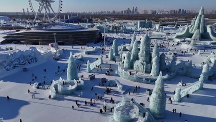 Rozprávkový svet z ľadu: Charbin otvorí gigantický ľadový festival