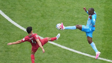 Portugalsko otvorilo skóre, Kongo pred prestávkou vyrovnalo