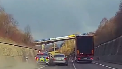 VIDEO: Šialená jazda Poliakov po výbuchu bankomatu v Demänovskej doline