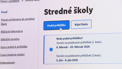 Rozhodujúce dni pre deviatakov: E-prihlášky na stredné školy sú spustené