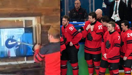 Kanaďan neuniesol finálovú prehru, za obeť padol televízor