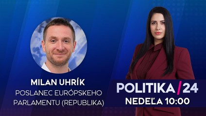 Pozvanie do relácie Politika 24 prijal europoslanec Milan Uhrík