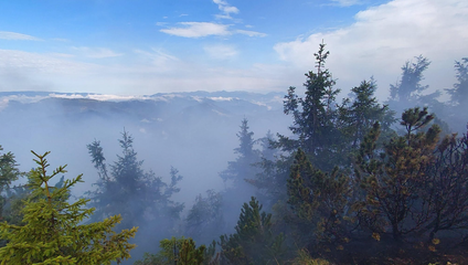 V Národnom parku Veľká Fatra horí. Požiar zrejme spôsobili ľudia