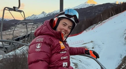 Vysmiata VLHOVÁ ladí formu na snehu v Argentíne