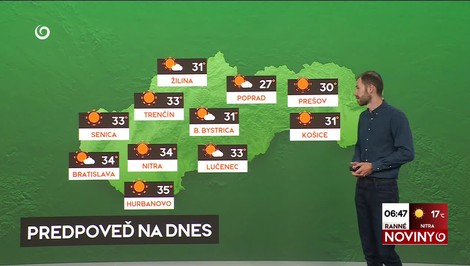 Počasie s Danielom CIBULOM
