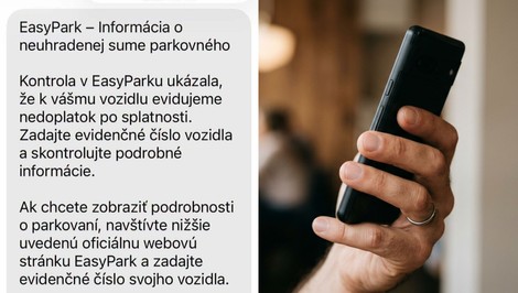 Pozor, ak vám príde táto SMS. Za parkovacou službou sa skrývajú podvodníci