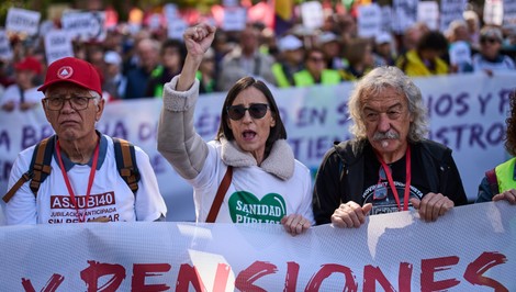 V Madride protestovali tisíce ľudí za ochranu dôchodkov, obávajú sa privatizácie systému