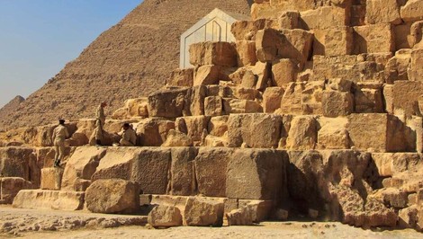 Ultrazvuk odhalil zvláštny tieň v Cheopsovej pyramíde