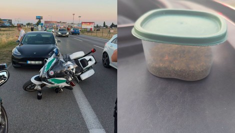 Zdrogovaný taxikár rozvážal ľudí na Lovestream. Autom narazil do policajného motocykla