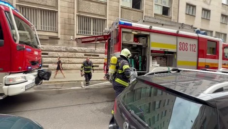 Hasiči zasahovali v Bratislave: Horelo v budove Generálnej prokuratúry