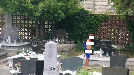 V Seredi sa nahé ženy prechádzali po meste aj medzi hrobmi. Skončili v rukách polície