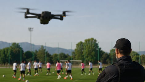 Neznámy dron narušil prípravu futbalistov. Nasledoval okamžitý zásah armády