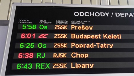 Výluka v Čope dočasne obmedzí medzinárodné vlaky medzi Slovenskom a Ukrajinou