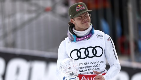 BRAATHEN získal malý krištáľový glóbus za obrovský slalom