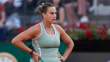 Ďalší šok na Italian Open. Po Djokovičovi sa balí aj Sabalenka