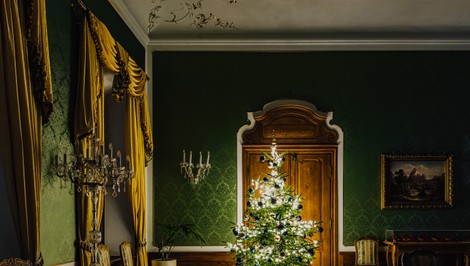 Vianočná rozprávka v Prezidentskom paláci: Stromček má takmer každá miestnosť