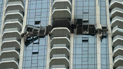 Dramatická noc v Dubaji: Iránsky dron zasiahol luxusný mrakodrap