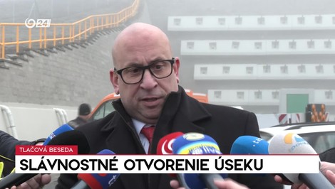 Otvárajú tunel Višňové. Vodičom má ušetriť aspoň pol hodinu