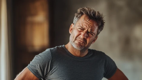 Bolia vás kríže? Bolesť chrbta nad zadkom je často prejavom vyskočenej platničky