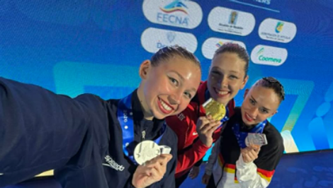 Slovenka Žofia Strapeková šokovala: Na Svetovom pohári v umeleckom plávaní vybojovala striebro