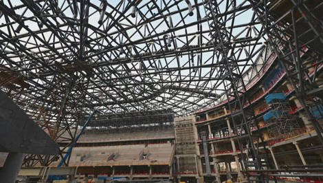 Zimné olympijské hry: Stihne sa dokončiť hokejový štadión včas?