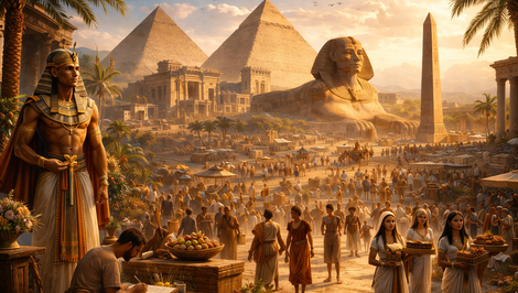 Takto vyzeral staroveký Egypt podľa umelej inteligencie