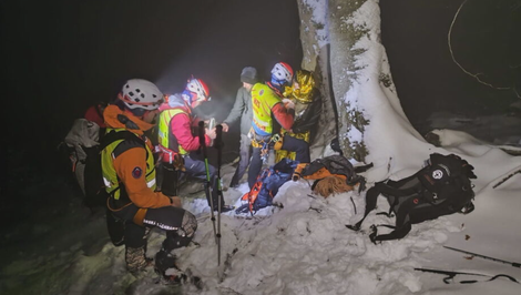 V hmle a mraze sa stratili v Malej Fatre. Horskí záchranári zachránili dvojicu na poslednú chvíľu