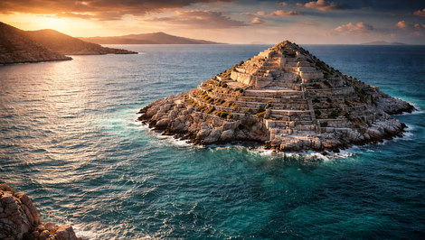 Pyramída vyrastajúca z mora nebola mýtus: Vedci ju otvorili