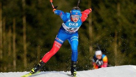 Slovenská ženská biatlonová štafeta SIEDMA