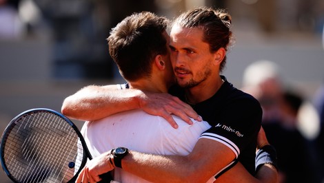 Cesta MENŠÍKA na Roland Garros končí, ZVEREV prvým finalistom