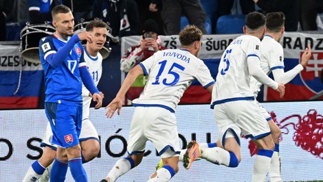 Slovensko vedie nad Kosovom 2:1, Haraslín skóroval v nadstavenom čase